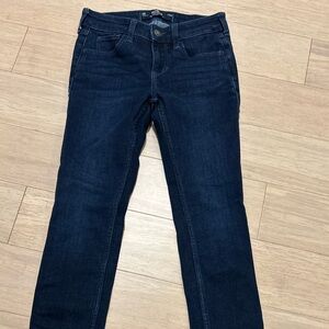Hollister low rise super skinny jeans blue size 24R